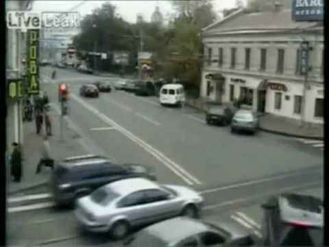    / Moscow car crashes, traffic accidents Russia